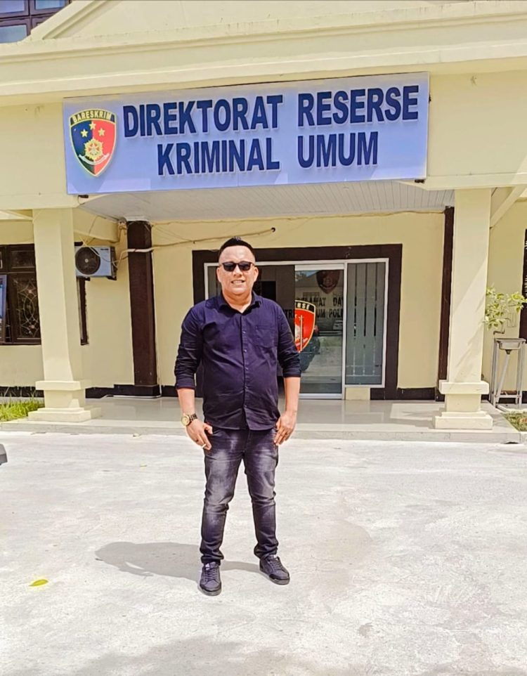 Ketua laskar merah putih mendesak Dirkrimsus Polda Sultra Segera Memeriksa Kepala Sekolah SMA N. 1 KAMBOWA.