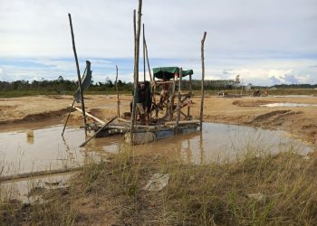 Pertambangan Emas Tanpa Izin ( PETI ) Terkesan Dipelihara Oleh Oknum Yang Takbertanggung Jawab di Daerah Kerangas