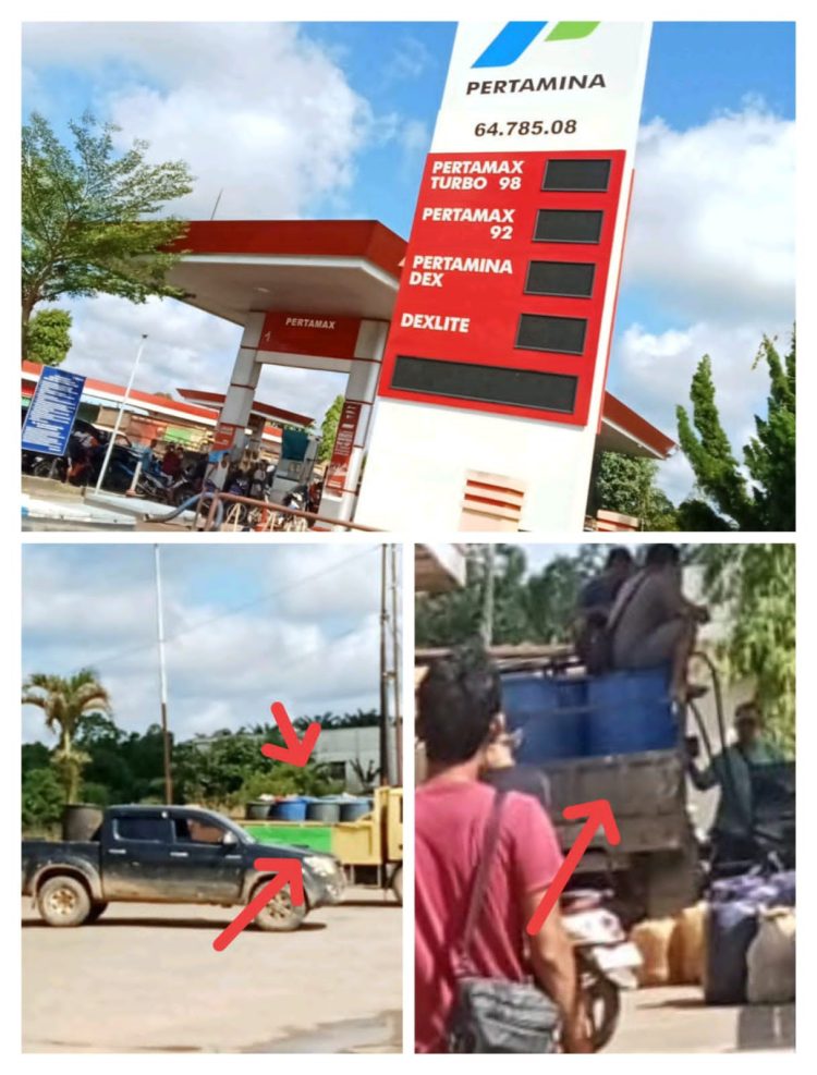 SPBU Bodok  Nekat Langgar Aturan Melayani Pembelian BBM Menggunakan Jerigen Dan Drum