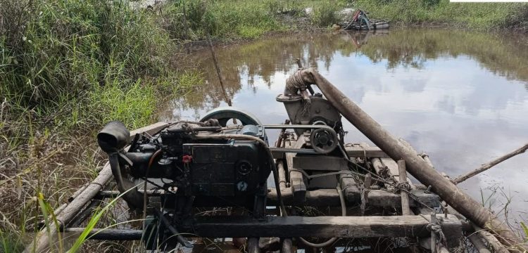 Puluhan Set Dompeng Dan Belasan Unit Exavator Bebas Lakukan PETI