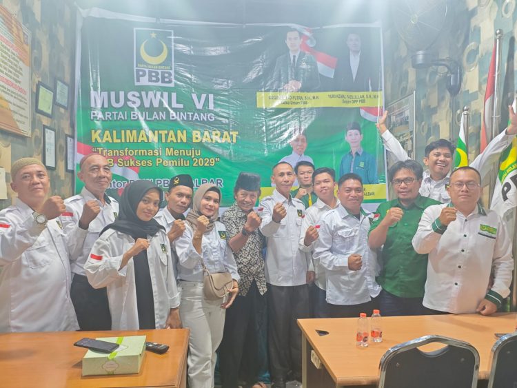 DPW PBB KALIMANTAN BARAT GELAR MUSYAWARAH WILAYAH KE-VI, H.MUSTA’AN TERPILIH SECARA AKLAMASI