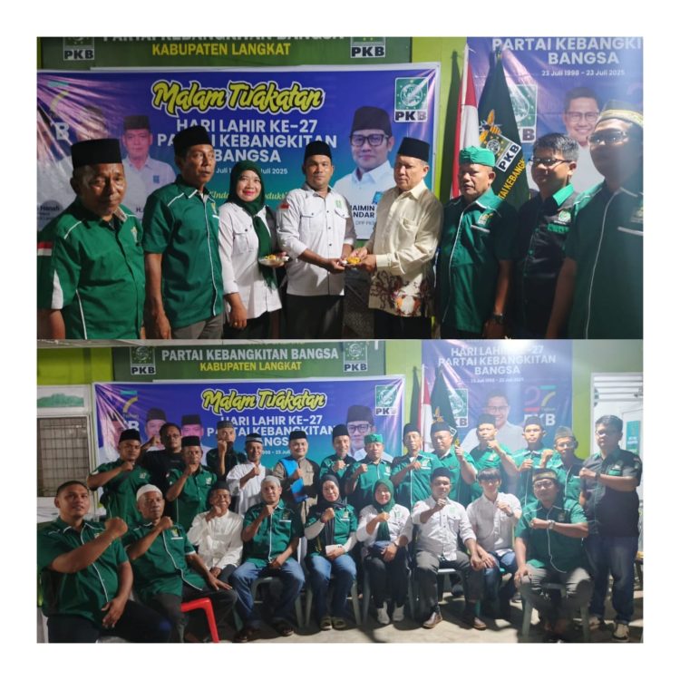 DPC Langkat Gelar Malam Tirakatan Peringatan Harlah Ke 27