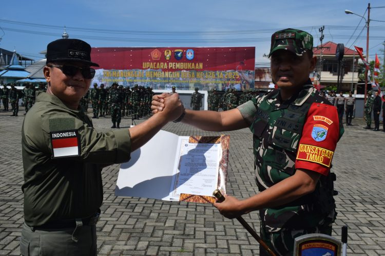 Kodim 1207/Pontianak Laksanakan Upacara Pembukaan TMMD Ke – 126 Tahun 2025