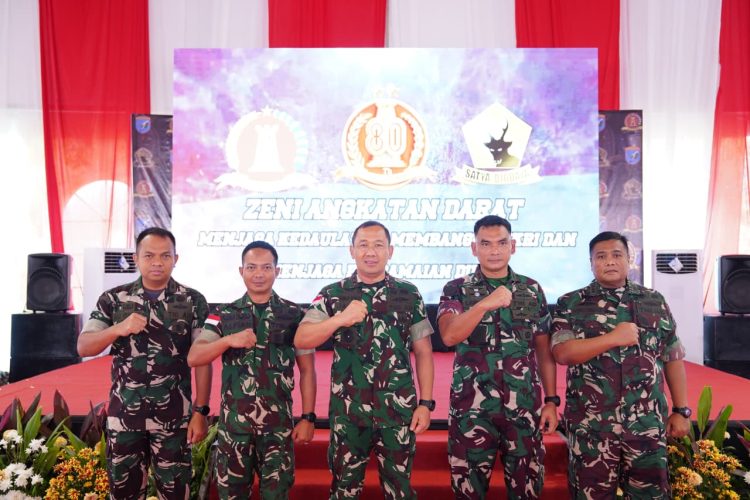 Hadiri Syukuran HUT ke-80 Zeni Angkatan Darat, Ini Pesan Pangdam XII/Tpr