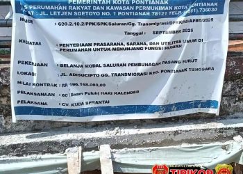 Proyek Saluran Pembuangan Air Asal Jadi”dinilai menimbulkan masalah Baru”terindikasi merugikan Ke Uangan Negara.