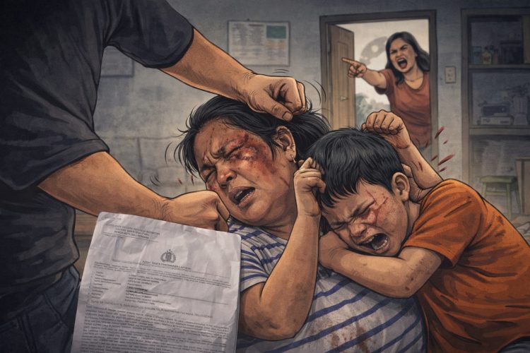 Dihajar Tanpa Ampun: Anak Kecil dan Ibu Jadi Korban Kekerasan Brutal