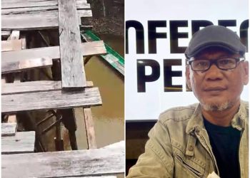 Jembatan Penghubung dua desa Rusak Parah Warga Kapuas Hulu Prustasi Minta Bantuan Bapak Presiden