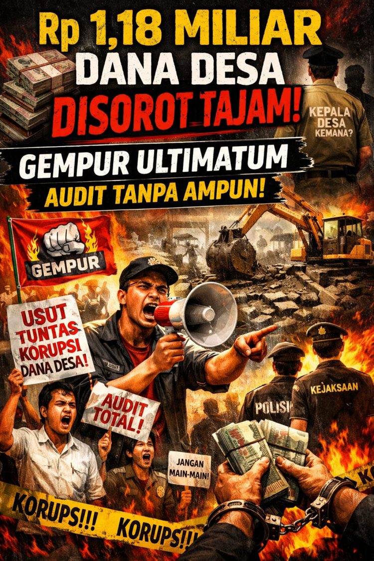 BUMDes Rp300 Juta Jadi Bara Api, GEMPUR Desak Transparansi Tanpa Kompromi