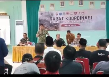 Rapat Koordinasi Penanggulangan Karhutla di Sungai Ambawang: Bupati Tekankan Peran Aktif Masyarakat