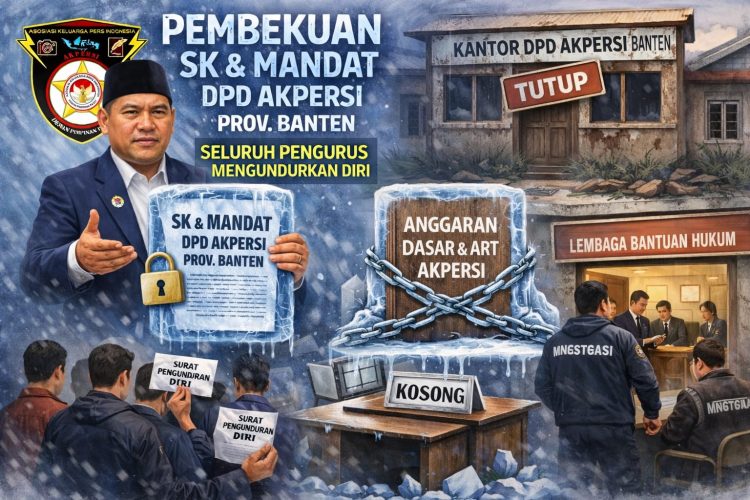 DPP AKPERSI Bekukan SK dan Mandat DPD Provinsi Banten, Tegaskan Penataan Organisasi dan Komitmen AD/ART