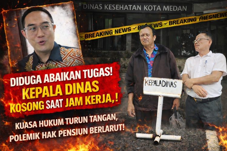 Hak Pensiun Terkatung, Dugaan Ketidakberesan Menguat, Kadis Kesehatan Medan Jarang di Tempat