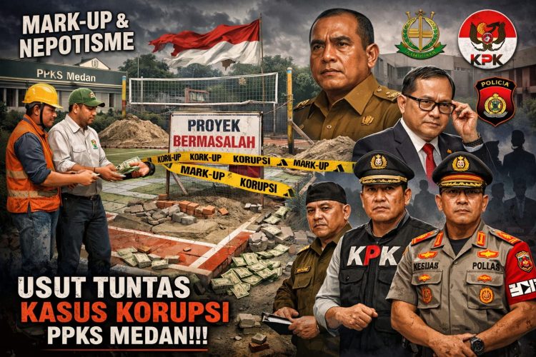 Bau Busuk Korupsi Menyengat dari PPKS Medan! Proyek Lapangan Voli Diduga Hanya Kedok, Permainan Mark-Up dan Nepotisme Kian Brutal